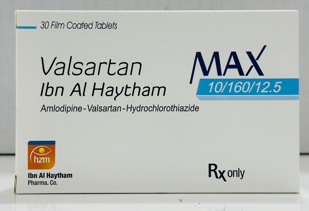 Valsartan Max10/160/12.5 